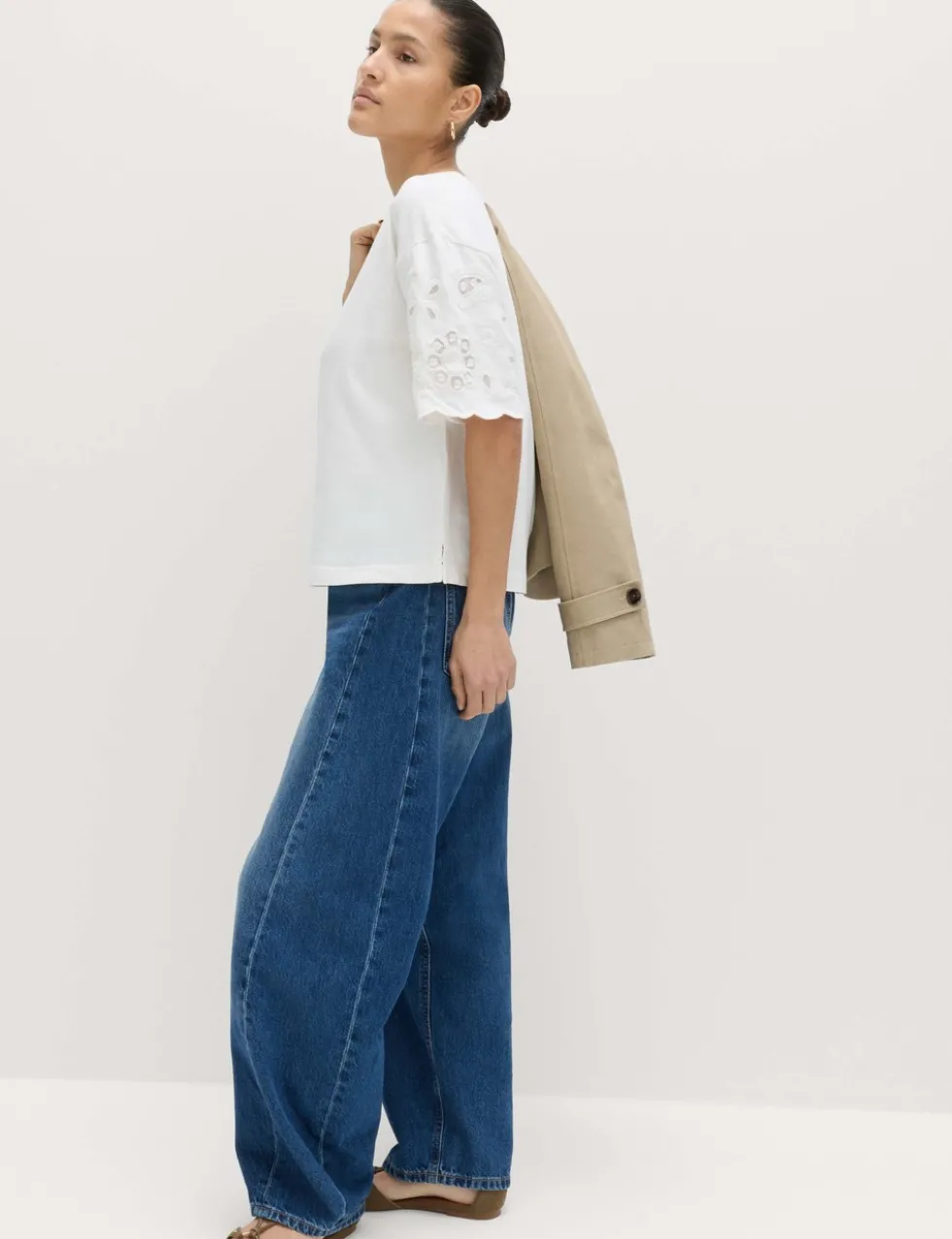 2 Pack Pure Cotton Broderie Tops