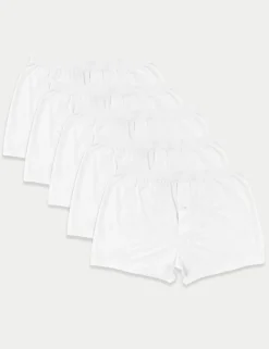 5 Pack Pure Cotton Cool & Fresh™ Jersey Boxers