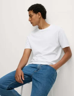 3 Pack Pure Cotton Crew Neck T-Shirts