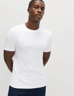 3 Pack Pure Cotton Crew Neck T-Shirts