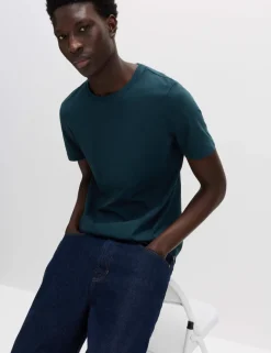 7 Pack Pure Cotton Crew Neck T-Shirts