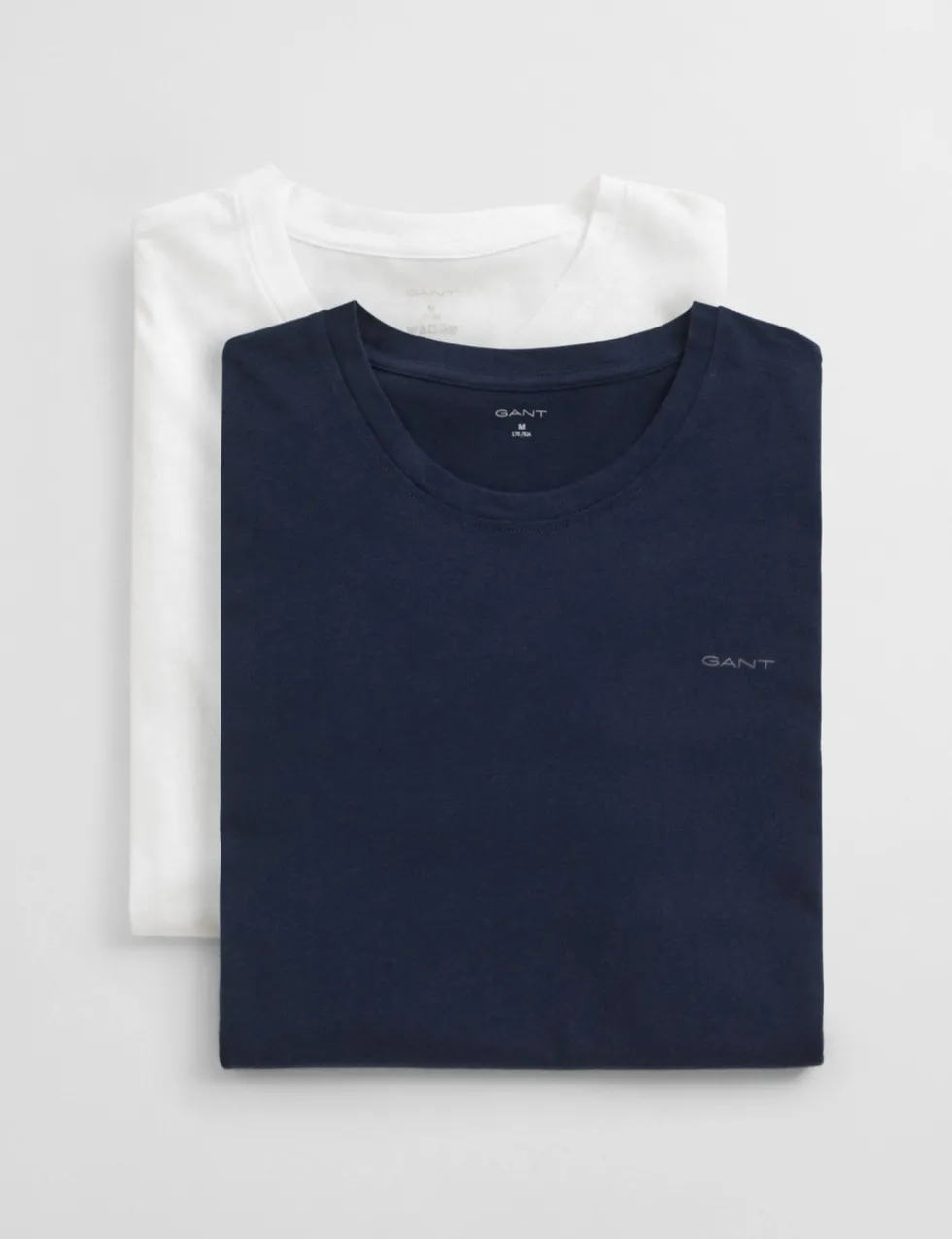 2 Pack Pure Cotton Crew Neck T-Shirts