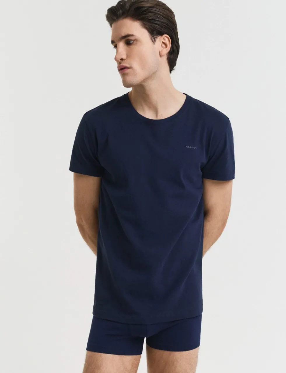 2 Pack Pure Cotton Crew Neck T-Shirts