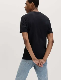 3 Pack Pure Cotton Crew Neck T-Shirts