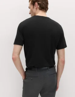 5 Pack Pure Cotton Crew Neck T-Shirts