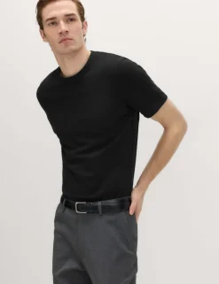 5 Pack Pure Cotton Crew Neck T-Shirts