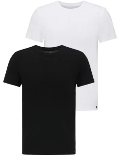 2 Pack Pure Cotton Crew Neck T-Shirts
