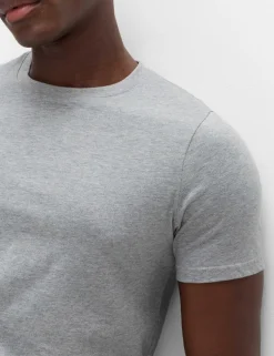 3 Pack Pure Cotton Crew Neck T-Shirts