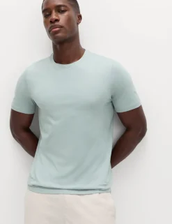 5 Pack Pure Cotton Crew Neck T-Shirts