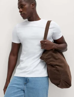 5 Pack Pure Cotton Crew Neck T-Shirts