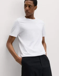 7 Pack Pure Cotton Crew Neck T-Shirts