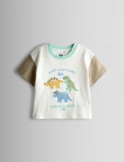 2 Pack Pure Cotton Dinosaur Pyjamas (12 Mths - 6 Yrs)