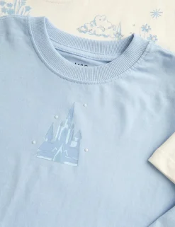 2 Pack Pure Cotton Disney Frozen™ Tops (2-8 Yrs)