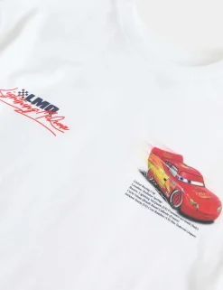 2 Pack Pure Cotton Disney Carsâ„¢ T-Shirts (2-8 Yrs)