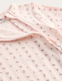 3 Pack Pure Cotton Floral Sleepsuits (6½lbs-3 Yrs)