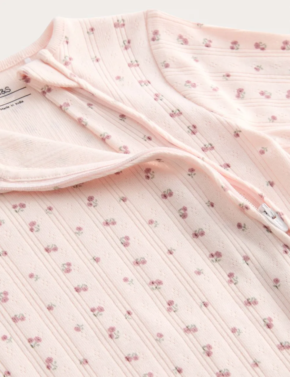 3 Pack Pure Cotton Floral Sleepsuits (6½lbs-3 Yrs)