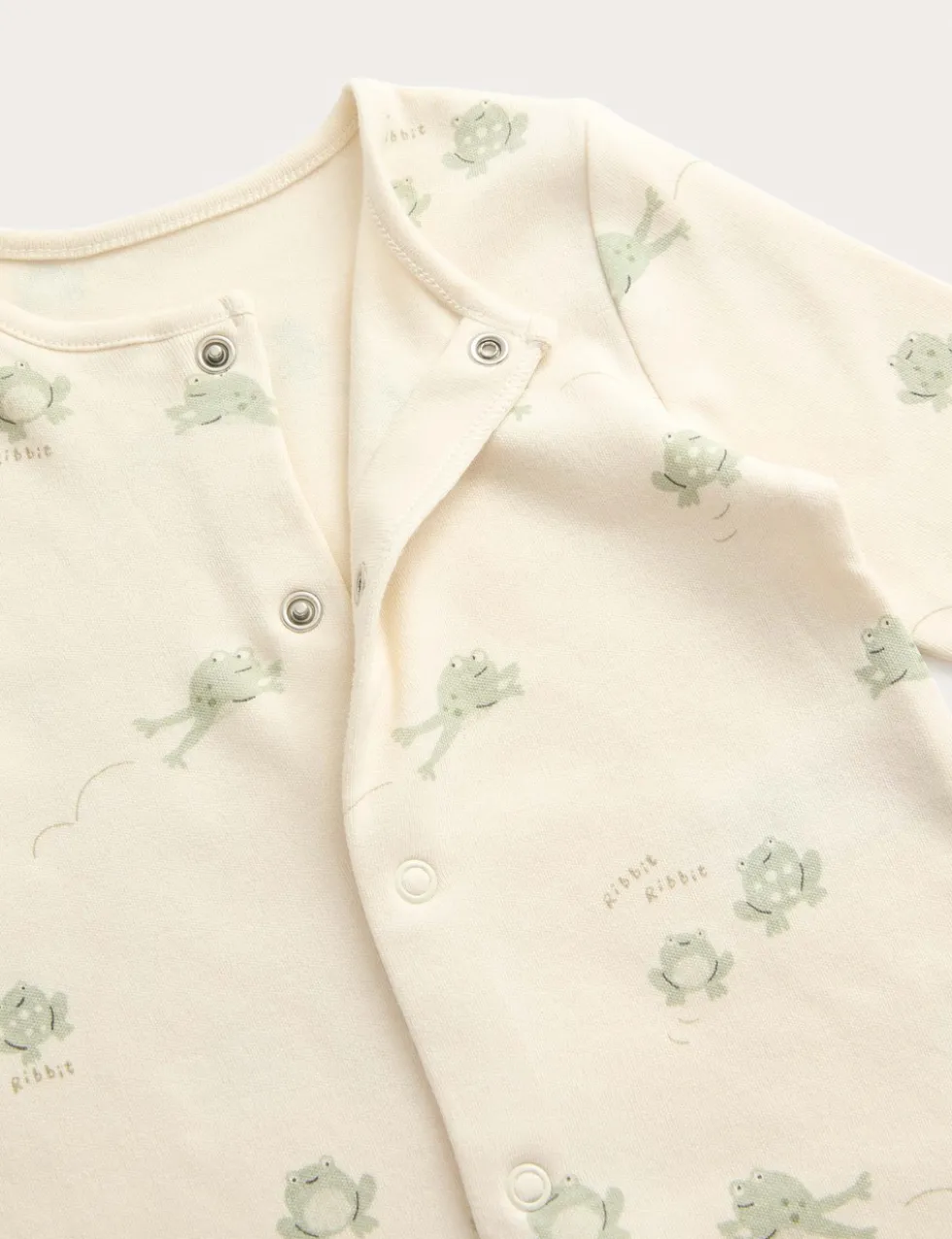 3 Pack Pure Cotton Frog Sleepsuits (0 Mths-3 Yrs)