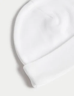4 Pack Pure Cotton Hats (0-1 Yrs)