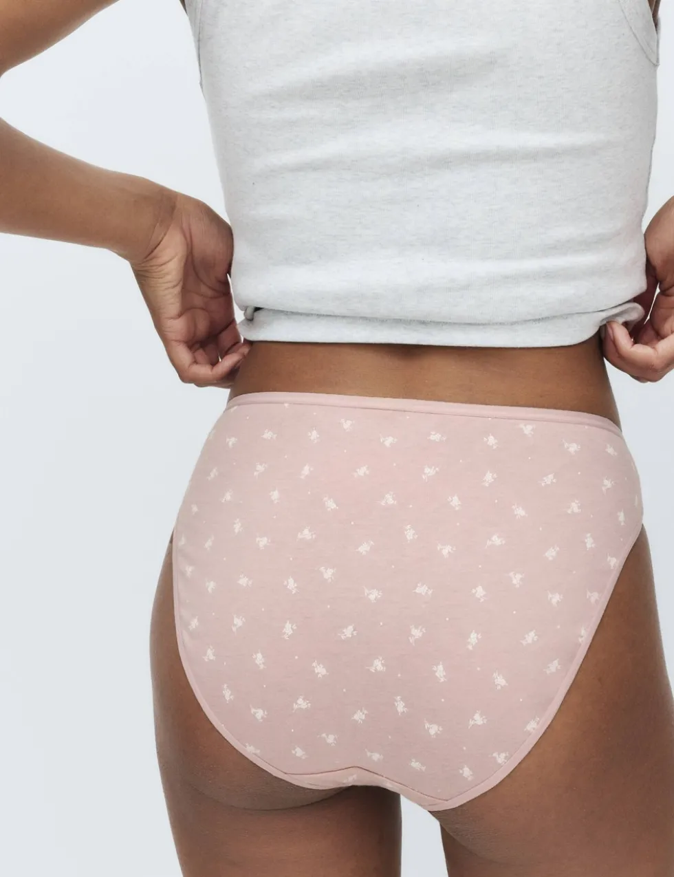 7 Pack Pure Cotton High Leg Knickers