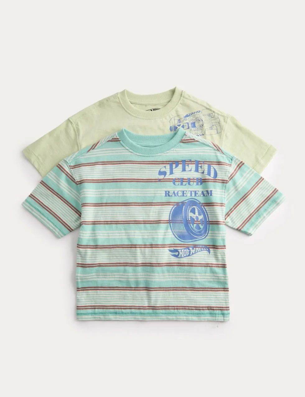 2 Pack Pure Cotton Hot Wheels™ T-Shirts (2-8 Yrs)