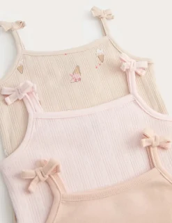 3 Pack Pure Cotton Ice Cream Bodysuits (0-36 Mths)