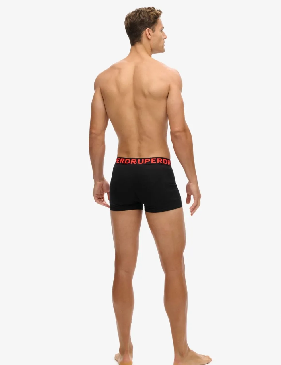 3 Pack Pure Cotton Logo Waistband Boxers