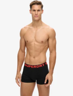 3 Pack Pure Cotton Logo Waistband Boxers