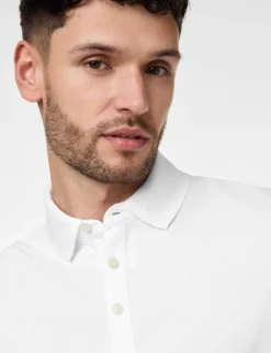 2 Pack Pure Cotton Long Sleeve Polo Shirts