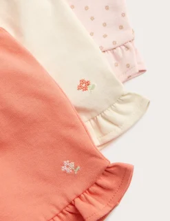 3 Pack Pure Cotton Patterned Shorts (0-5 Yrs)