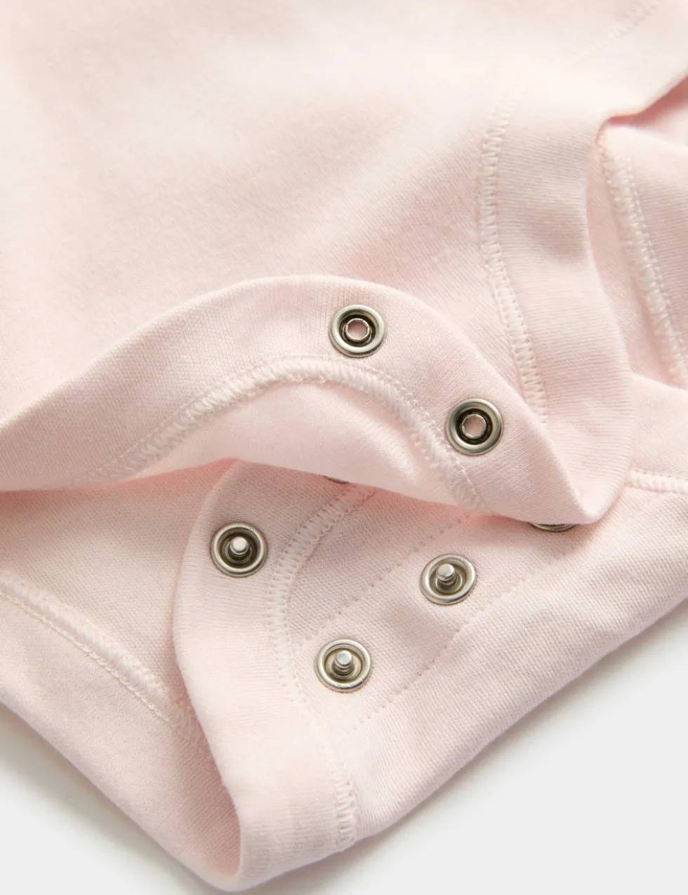5 Pack Pure Cotton Plain Short Sleeve Bodysuits (0-3 Yrs)