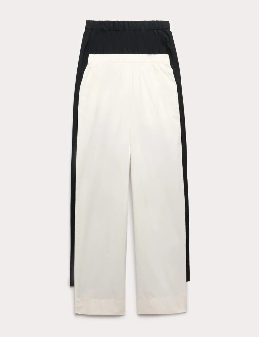 2 Pack Pure Cotton Poplin Straight Leg Trousers