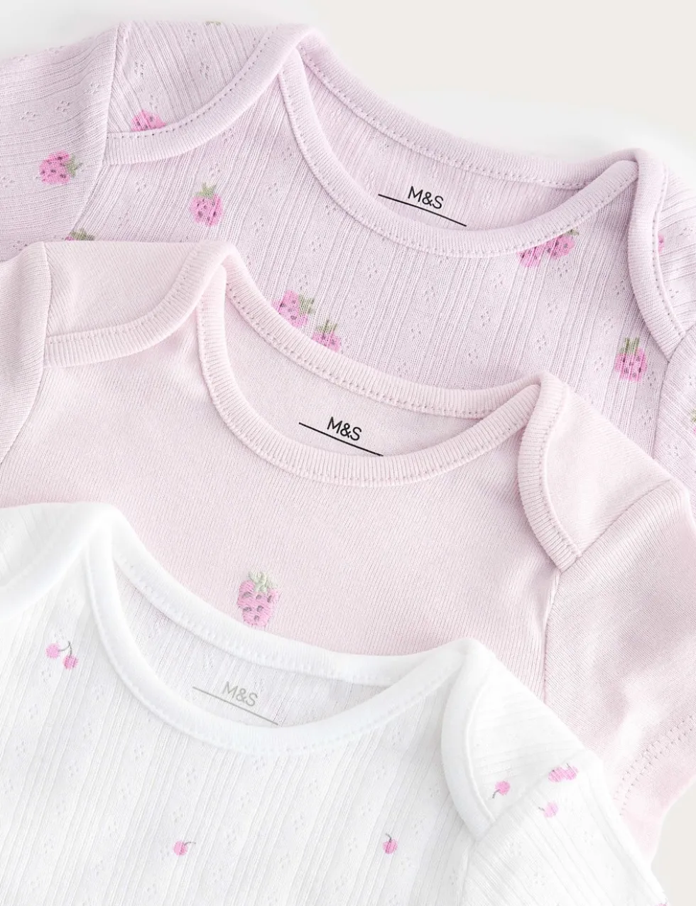 3 Pack Pure Cotton Printed Bodysuits (6½lbs-3 Yrs)
