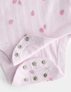 3 Pack Pure Cotton Printed Bodysuits (6½lbs-3 Yrs)