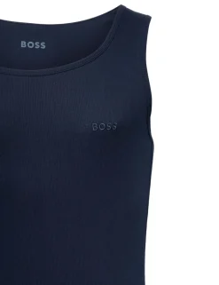 3 Pack Pure Cotton Ribbed Tank Tops