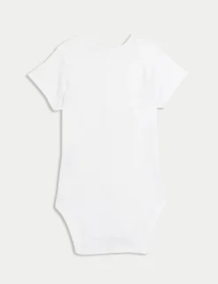 10 Pack Pure Cotton Short Sleeve Bodysuits (6½lbs-3 Yrs)