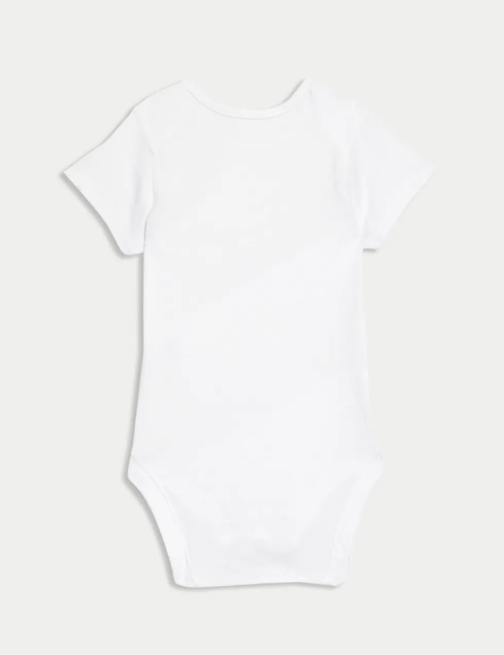 7 Pack Pure Cotton Short Sleeve Bodysuits (5lbs-3 Yrs)
