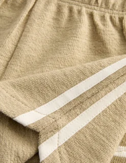 2 Pack Pure Cotton Side Stripe Shorts (0-5 Yrs)