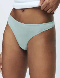 7 Pack Pure Cotton Thongs