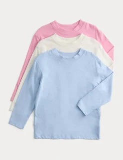 3 Pack Pure Cotton Tops (2-8 Yrs)