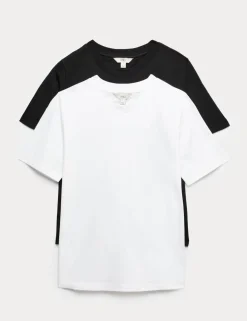 2 Pack Pure Cotton T-Shirts