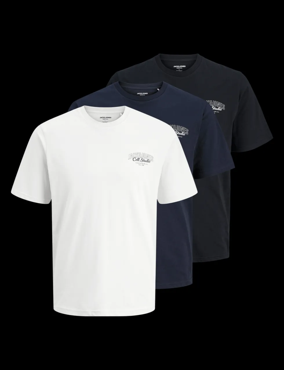 3 Pack Pure Cotton T-Shirts