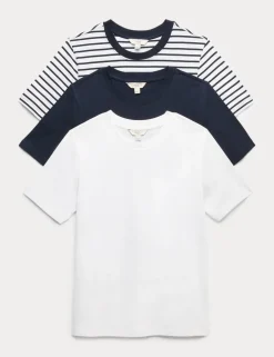3 Pack Pure Cotton T-Shirts