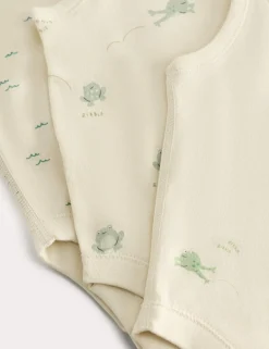 7 Pack Pure Cotton Unisex Bodysuits (7lbs-3 Yrs)