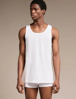 3 Pack Pure Cotton Vest Tops