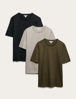 3 Pack Pure Supima® Cotton T-Shirts