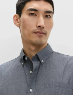 2 Pack Regular Fit Easy Iron Check Shirts
