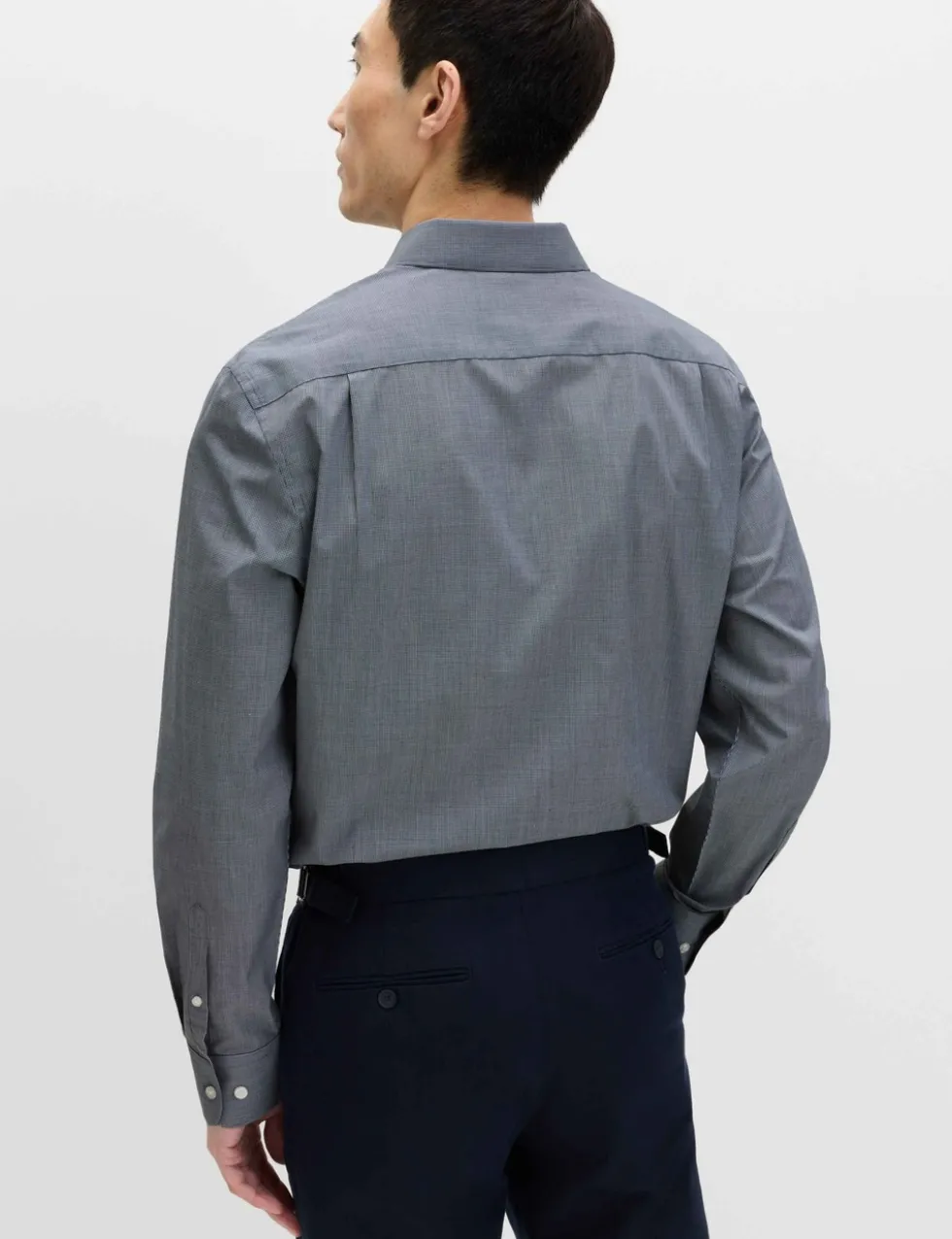 2 Pack Regular Fit Easy Iron Check Shirts