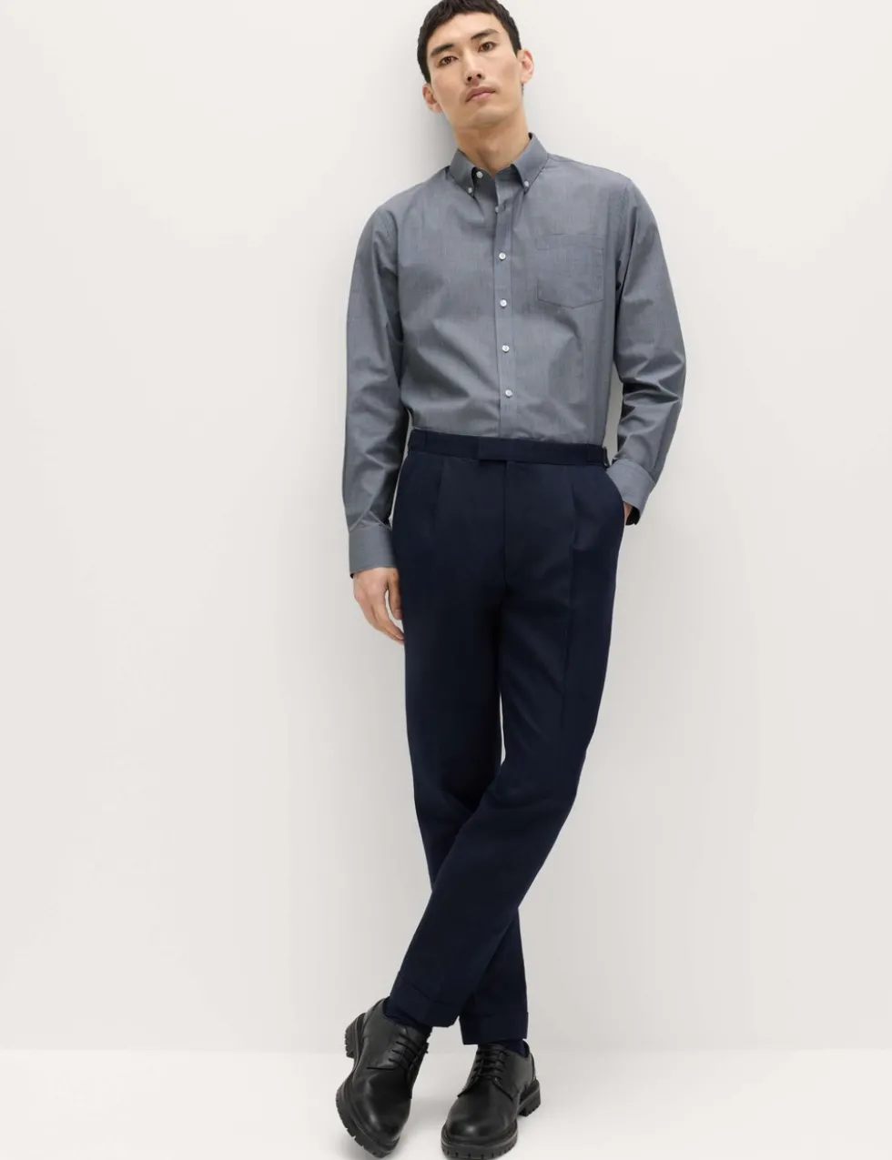 2 Pack Regular Fit Easy Iron Check Shirts