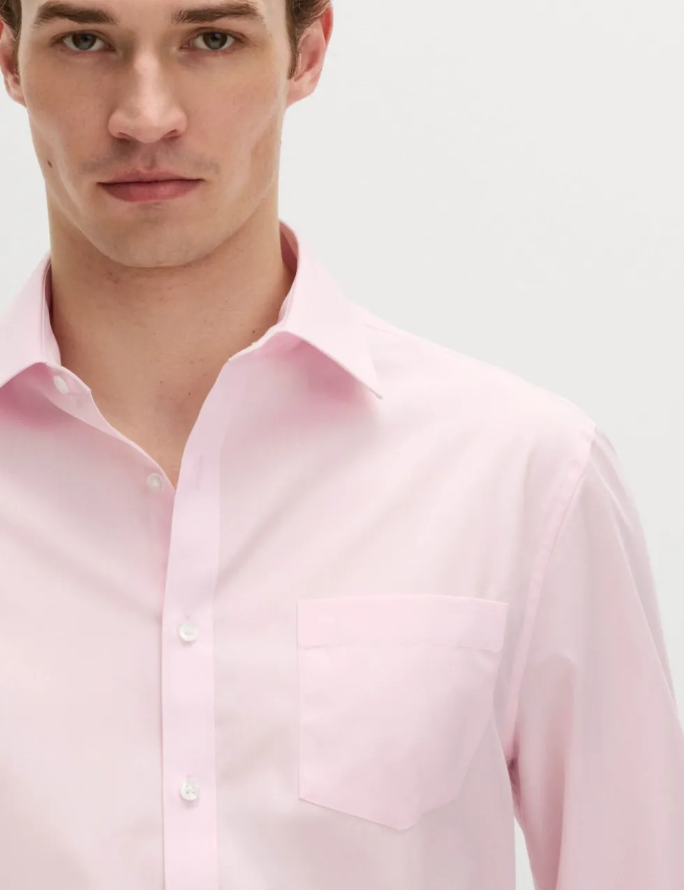 2 Pack Regular Fit Easy Iron Cotton Blend Shirts