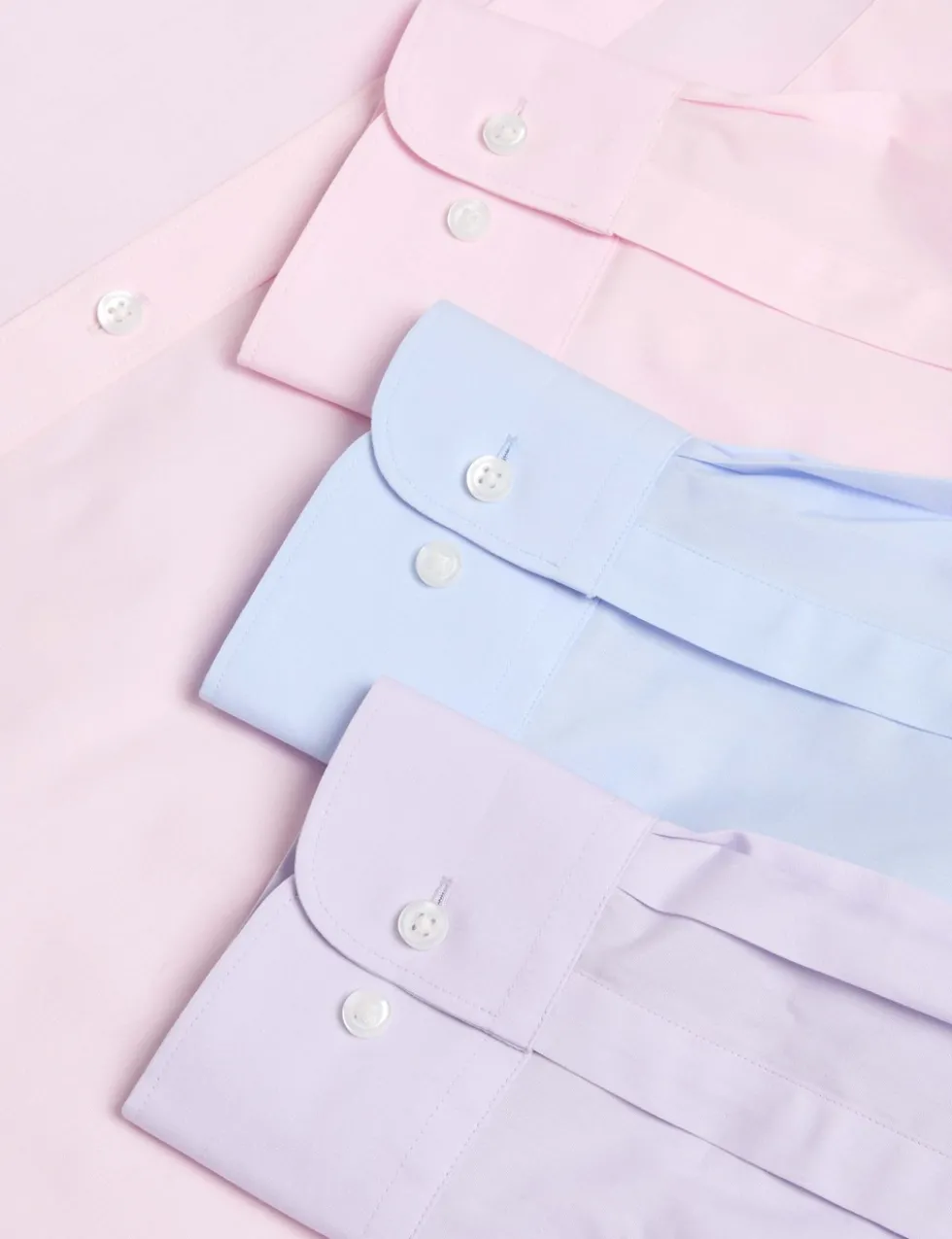 3 Pack Regular Fit Easy Iron Long Sleeve Shirts